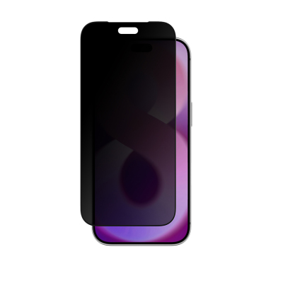 Apple iPhone 18 Pro Amazingthing Radix Privacy Fingerprint-Resistant Tempered Glass Screen Protector Black