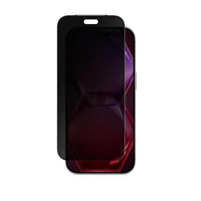 Apple iPhone 18 Pro Amazingthing Titan Privacy Matte Fingerprint-Resistant Tempered Glass Screen Protector Black