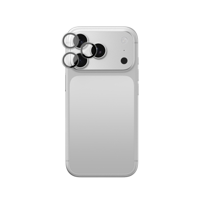 Apple iPhone 18 Pro Amazingthing Titan Vision Sapphire AR Kamera Lens Koruyucu + Kolay Uygulama Aparatlı Gümüş