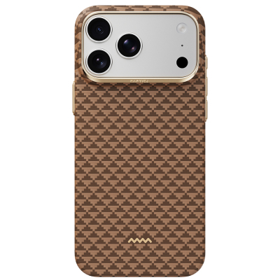Apple iPhone 18 Pro Case M-safe Charging Enabled Raptic Aramid Skin Origin Series Cover Brown