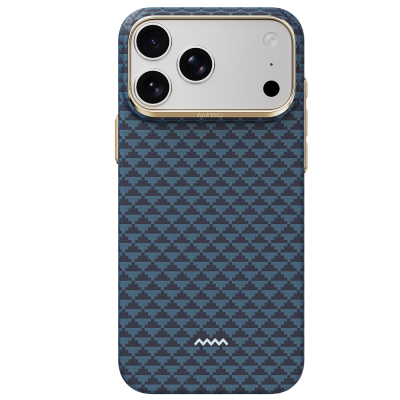 Apple iPhone 18 Pro Case M-safe Charging Enabled Raptic Aramid Skin Origin Series Cover Navy blue