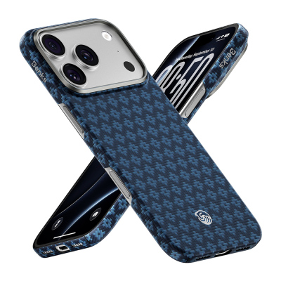 Apple iPhone 18 Pro Case M-Safe Charging Feature Benks ArmorAir ArmorGrid Series Elevated Camera Frame C1 Kevlar Carbon Cover Navy blue