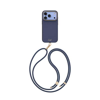 Apple iPhone 18 Pro Case M-safe Charging Strap Coehl Mirelle Cover Blue