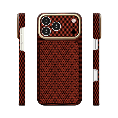 Apple iPhone 18 Pro Case with M-Safe Charging Feature, Zore Paris Nexel Hard PC Cover Bordo