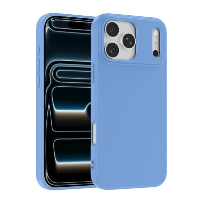 Apple iPhone 18 Pro Case Zore LSR Launch Cover Açık Mavi