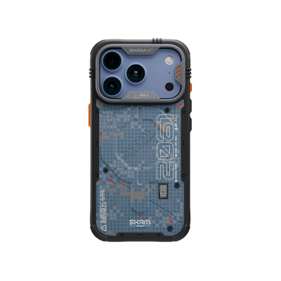 Apple iPhone 18 Pro Kılıf M-Safe Şarj Özellikli Airbag Tasarımlı Skinarma Vigor XE Kapak Mavi
