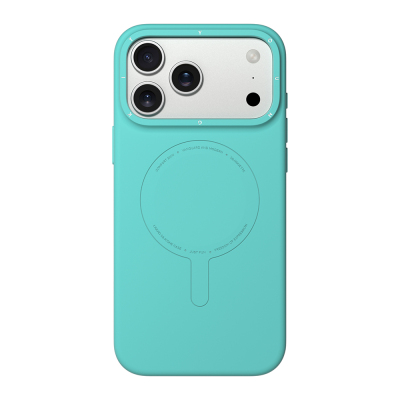 Apple iPhone 18 Pro Kılıf M-Safe Şarj Özellikli Youngkit Morandi Serisi Kapak Mavi