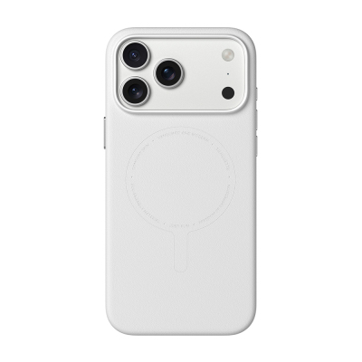 Apple iPhone 18 Pro Kılıf M-Safe Şarj Özellikli Youngkit Vela Serisi Kapak Beyaz