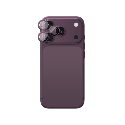 Apple iPhone 18 Pro Max Amazingthing Titan Vision Sapphire AR Kamera Lens Koruyucu + Kolay Uygulama Aparatlı Mor