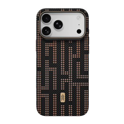 Apple iPhone 18 Pro Max Case M-safe Charging Enabled Raptic Aramid Dual Ultra Grid Series Carbon Cover Black