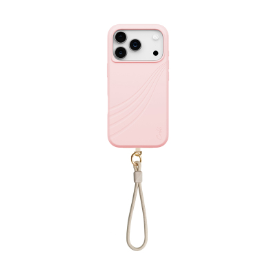 Apple iPhone 18 Pro Max Case M-safe with Charging Feature, Soft Back, and Lanyard - Coehl Serina Cover Pink