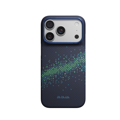 Apple iPhone 18 Pro Max Case MagSafe Charging Feature Aramid Fiber Pitaka Tactile Woven Starpeak Series Milky Way Galaxy Cover Navy blue