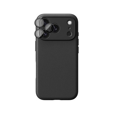 Apple iPhone 18 Pro Max Kılıf M-Safe Şarj Özellikli Airbag Tasarımlı AmazingThing Glamour SLens Serisi Kapak Siyah
