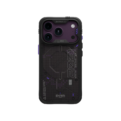 Apple iPhone 18 Pro Max Kılıf M-Safe Şarj Özellikli Airbag Tasarımlı Skinarma Vigor XE Kapak Mor