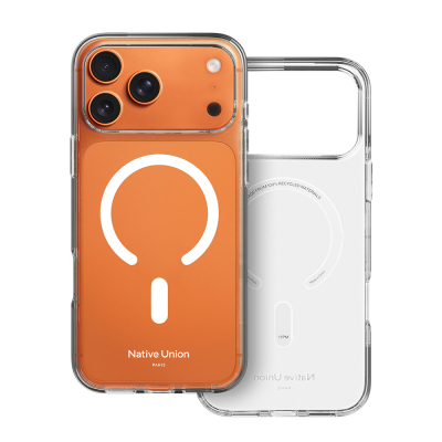 Apple iPhone 18 Pro Max Kılıf M-safe Şarj Özellikli Native Union RE Clear Serisi Kapak Şeffaf