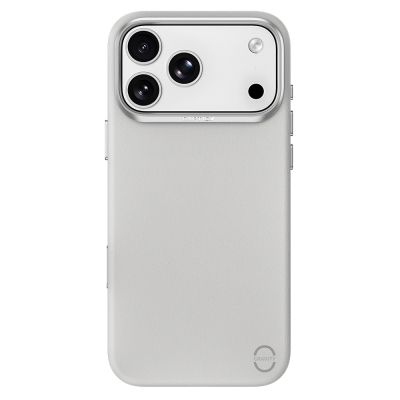Apple iPhone 18 Pro Max Kılıf M-Safe Şarj Özellikli Polimerik Deri Raptic Urban Nano Kapak Beyaz