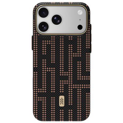 Apple iPhone 18 Pro Max Kılıf M-safe Şarj Özellikli Raptic Aramid Skin Serisi Karbon Kapak Siyah