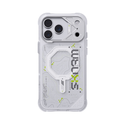 Apple iPhone 18 Pro Max Kılıf M-safe Şarj Özellikli Skinarma Sonar Kapak Beyaz