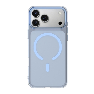 Apple iPhone 18 Pro Max Kılıf M-safe Şarj Özellikli Youngkit High Definition Serisi Kapak Mavi