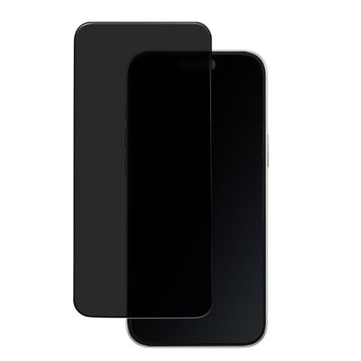 Apple iPhone 18 Pro Max Mohseven M7 Privacy Sapphire Coating Tempered Glass Screen Protector + Easy Application Tool Black