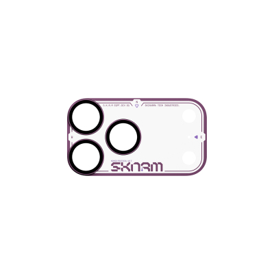 Apple iPhone 18 Pro Max Skinarma Atlas Serisi Ionix Kamera Lens Koruyucu Bordo