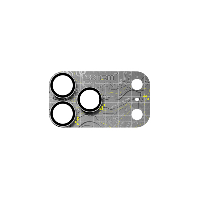 Apple iPhone 18 Pro Skinarma Sonar Serisi Ionix Kamera Lens Koruyucu Gümüş
