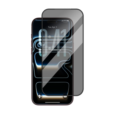 Apple iPhone 18 Pro Wiwu GT-028 iPrivacy Temperli Cam Ekran Koruyucu Siyah