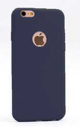 Apple iPhone 4s Kılıf Zore Premier Silikon Kapak Lacivert