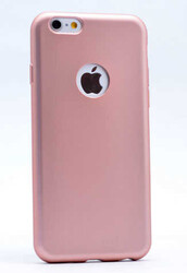 Apple iPhone 4s Kılıf Zore Premier Silikon Kapak Rose Gold