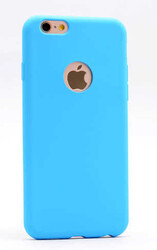Apple iPhone 4s Kılıf Zore Premier Silikon Kapak Mavi