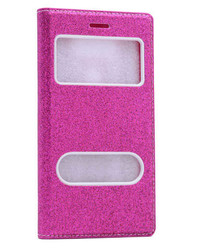 Apple iPhone 5 Case Zore Simli Dolce Cover Case Dark Pink