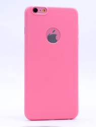 Apple iPhone 5 Kılıf Zore 1.Kalite PP Silikon Pembe