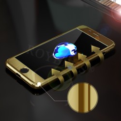 Apple iPhone 5 Kılıf 360 Aynalı Voero Koruma Gold