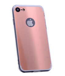Apple iPhone 5 Kılıf Zore 4D Silikon Gold