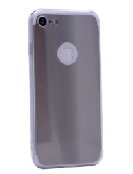 Apple iPhone 5 Kılıf Zore 4D Silikon Gri