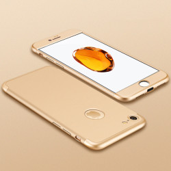 Apple iPhone 5 Kılıf Zore Ays Kapak Gold