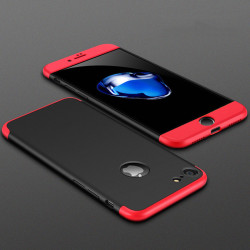 Apple iPhone 5 Kılıf Zore Ays Kapak Siyah-Kırmızı