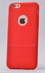 Apple iPhone 5 Kılıf Zore Matrix Silikon Kırmızı