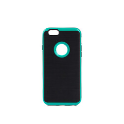 Apple iPhone 6 Case Zore İnfinity Motomo Cover Turquoise