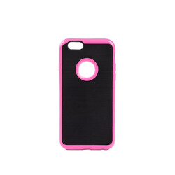 Apple iPhone 6 Case Zore İnfinity Motomo Cover Light Pink