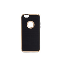 Apple iPhone 6 Case Zore İnfinity Motomo Cover Gold