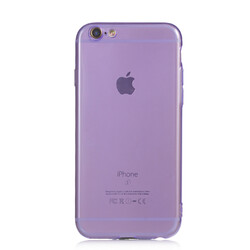 Apple iPhone 6 Case Zore Mun Silicon Purple