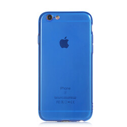 Apple iPhone 6 Case Zore Mun Silicon Navy blue