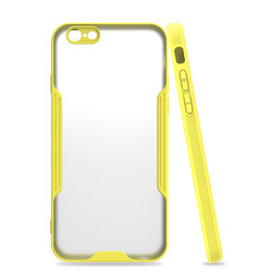 Apple iPhone 6 Case Zore Parfe Cover Yellow