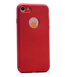 Apple iPhone 6 Kılıf Zore 360 Silikon Kılıf Kırmızı