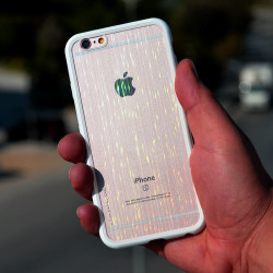 Apple iPhone 6 Kılıf Zore Çizgili Craft Arka Kapak Beyaz