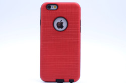 Apple iPhone 6 Kılıf Zore New Youyou Silikon Kapak Kırmızı
