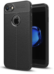 Apple iPhone 6 Kılıf Zore Niss Silikon Kapak Siyah