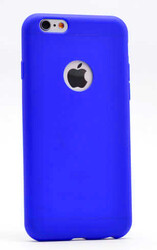 Apple iPhone 6 Kılıf Zore Premier Silikon Kapak Saks Mavi