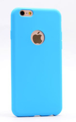 Apple iPhone 6 Kılıf Zore Premier Silikon Kapak Mavi